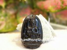 Phật Như Lai Đại Nhật (tuổi Mùi + Thân) đá hắc ngà S6844-6