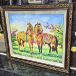 NGUA2604 song ma cat tuong 2 150x150 Tranh Song Mã Cát Tường NGUA2604