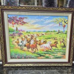 NGUA2611 quan ma phu quy 1 150x150 Tranh Quần Mã Phú Qúy NGUA2611