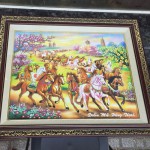 NGUA2620 quan ma hung thinh 2 150x150 Tranh Quần Mã Hưng Thịnh NGUA2620