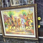 NGUA2625 luc ma nghen tai 3 150x150 Tranh Lục Mã Nghênh Tài NGUA2625